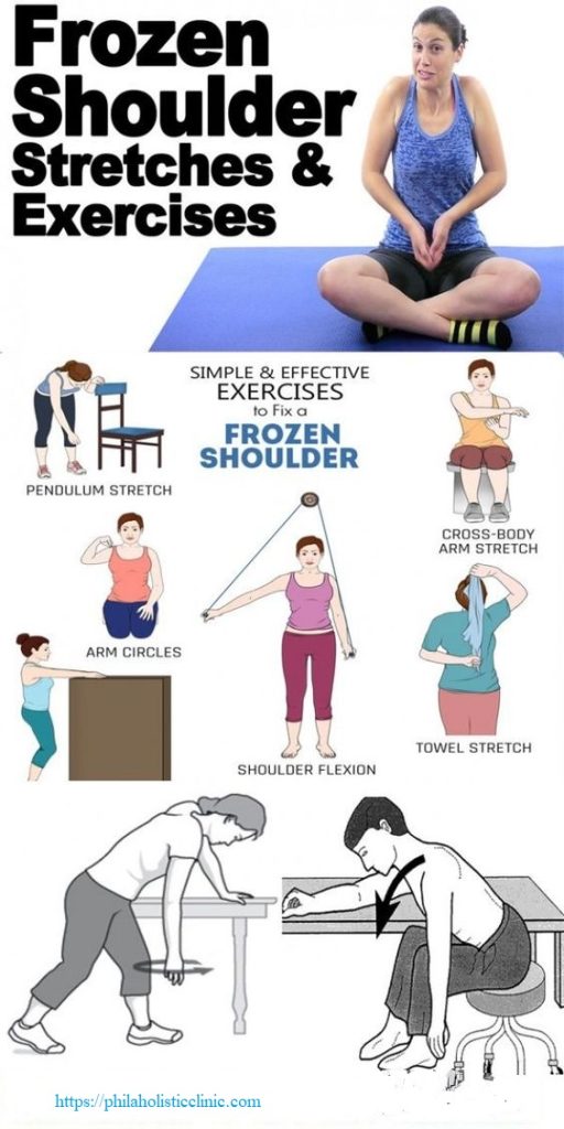 Frozen shoulder yoga poses