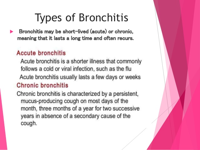 Bronchitis types