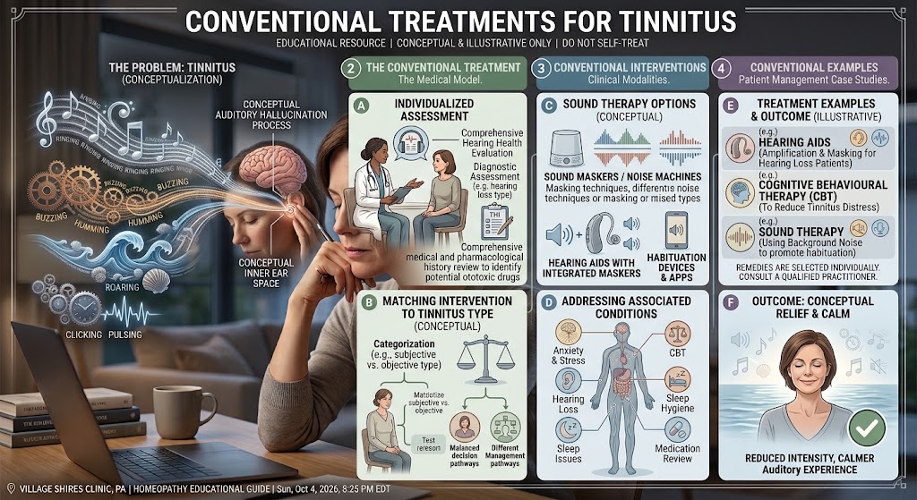Conventional treatments for tinnitus
